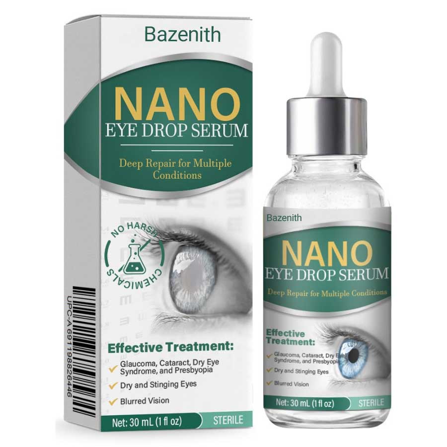 👩⚕️Bazenith™ Nano Eye Drops Serum ✅FDA Approved(Suitable for presbyopia, dry eye syndrome, glaucoma, and cataracts) 🌷