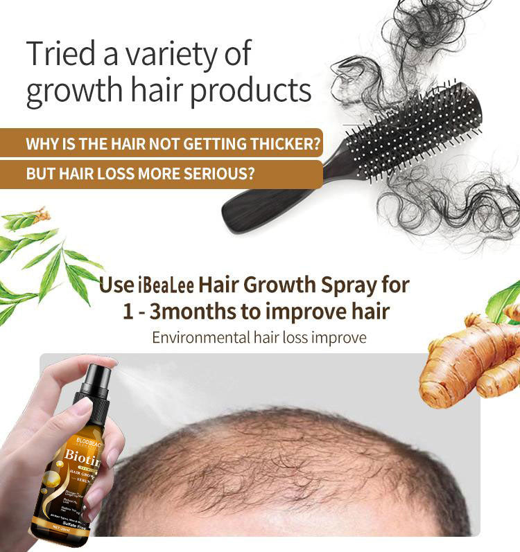 Bloobeac®Hair Growth Serum - Strong and Healthy Hair, Nutritious, Anti-Hair Loss, Moisturizing Root, Dense Scalp, Massage Nutrition