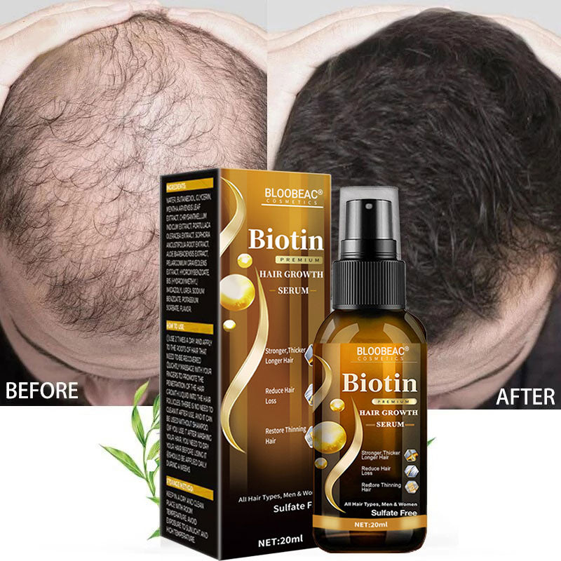 Bloobeac®Hair Growth Serum - Strong and Healthy Hair, Nutritious, Anti-Hair Loss, Moisturizing Root, Dense Scalp, Massage Nutrition