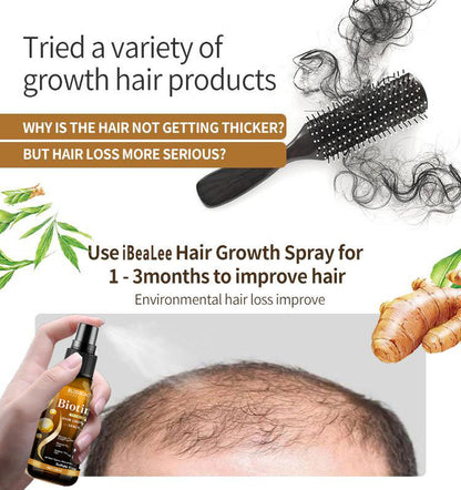 Bloobeac®Hair Growth Serum - Strong and Healthy Hair, Nutritious, Anti-Hair Loss, Moisturizing Root, Dense Scalp, Massage Nutrition