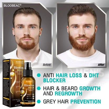 Bloobeac®Hair Growth Serum - Strong and Healthy Hair, Nutritious, Anti-Hair Loss, Moisturizing Root, Dense Scalp, Massage Nutrition