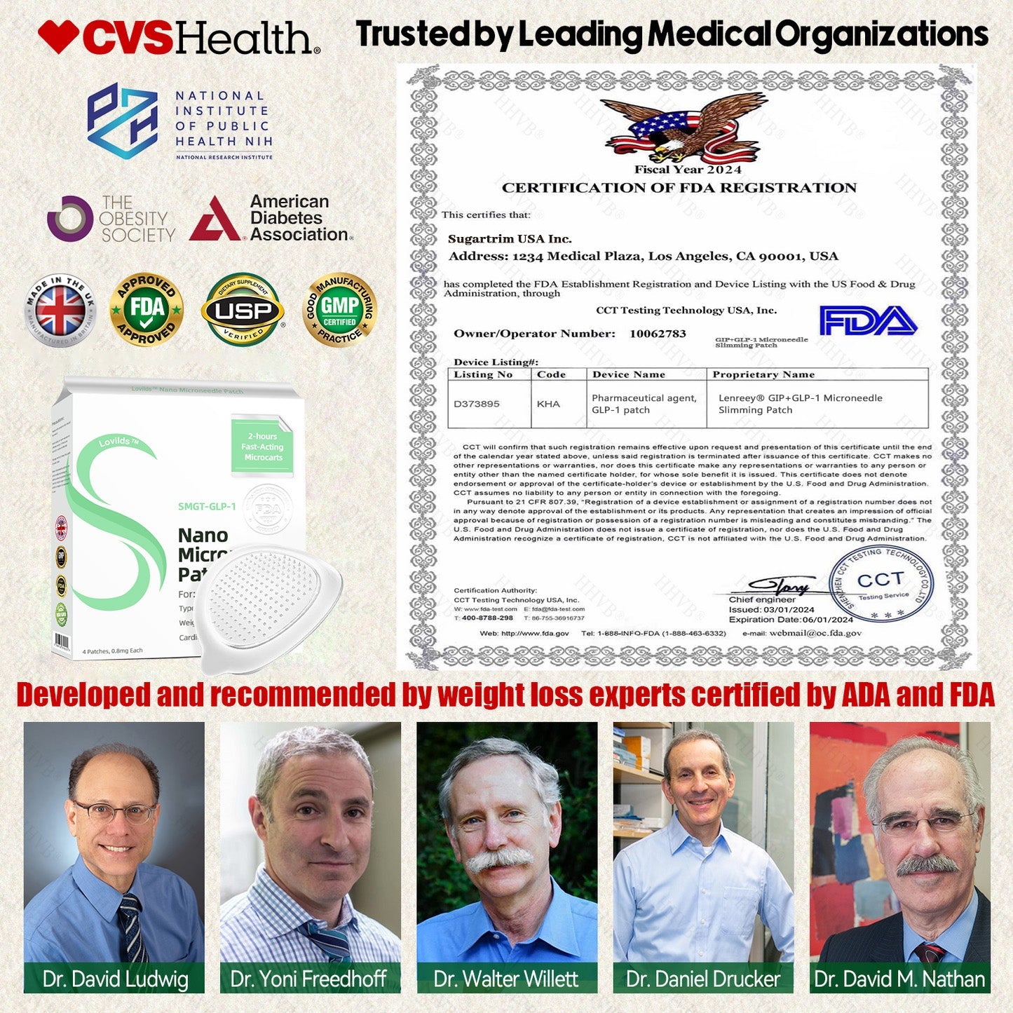 𝑺𝒆𝒆 𝒓𝒆𝒔𝒖𝒍𝒕𝒔 𝒊𝒏 𝟕 𝒅𝒂𝒚𝒔🌲Lovilds®  𝑺𝑴𝑮𝑻-𝑮𝑳𝑷-𝟏 𝑵𝒂𝒏𝒐 𝑴𝒊𝒄𝒓𝒐𝒏𝒆𝒆𝒅𝒍𝒆 𝑷𝒂𝒕𝒄𝒉（𝑷𝒂𝒊𝒏𝒍𝒆𝒔𝒔, 𝒍𝒐𝒏𝒈-𝒍𝒂𝒔𝒕𝒊𝒏𝒈, 𝒂𝒅𝒅𝒓𝒆𝒔𝒔𝒊𝒏𝒈 𝒅𝒊𝒂𝒃𝒆𝒕𝒆𝒔, 𝒐𝒃𝒆𝒔𝒊𝒕𝒚, 𝒂𝒏𝒅 𝒄𝒂𝒓𝒅𝒊𝒐𝒗𝒂𝒔𝒄𝒖𝒍𝒂𝒓 𝒅𝒊𝒔𝒆𝒂𝒔𝒆𝒔）