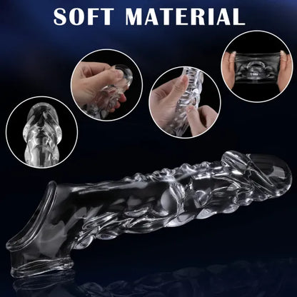 🔥🎁 2025 HOT Deal 💥 Reusable Penis Extension Vibrator – Makes You Longer, Harder & Unstoppable 😍